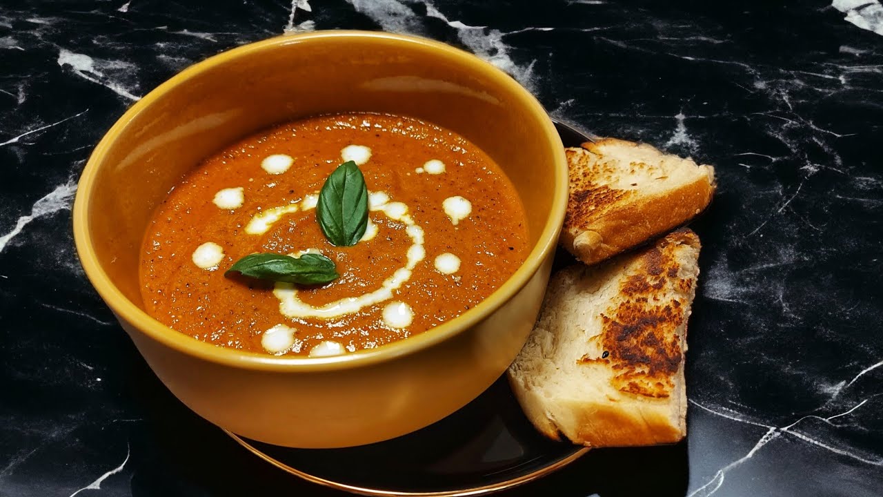 Delicious Quick and Easy TOMATO SOUP YouTube