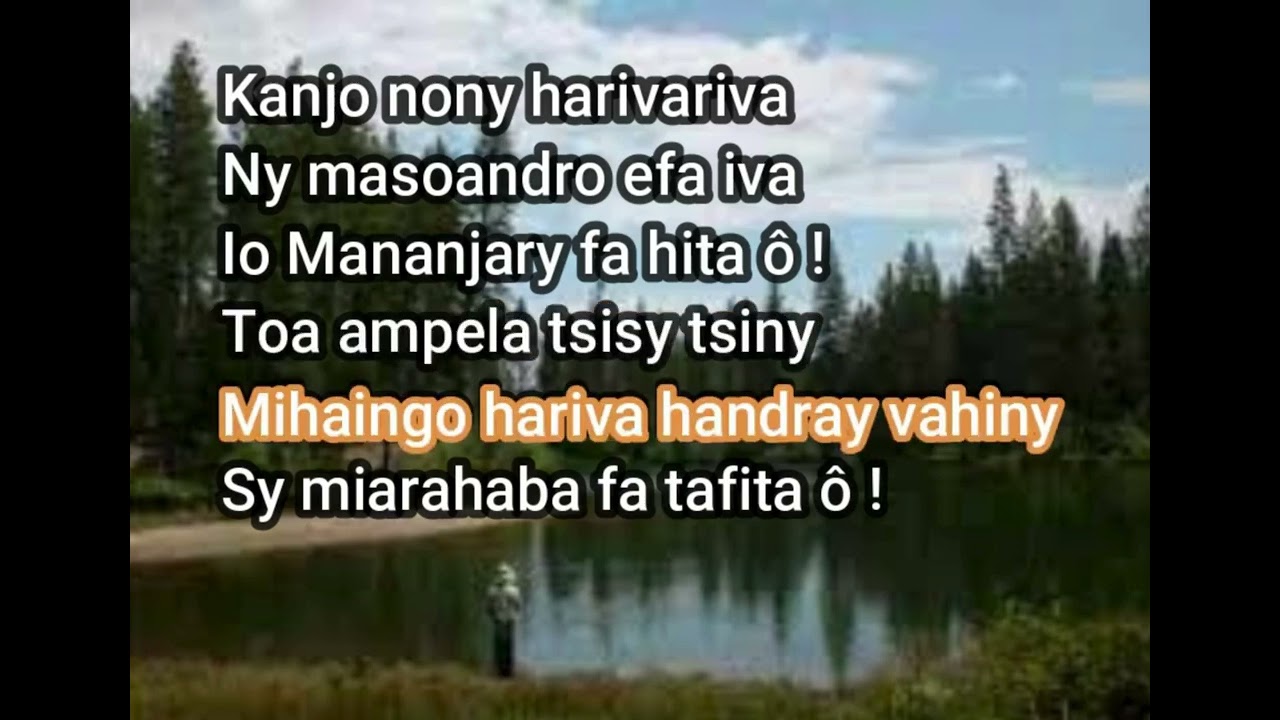 Mananjary ~ Feo Gasy [ Karaoke ]