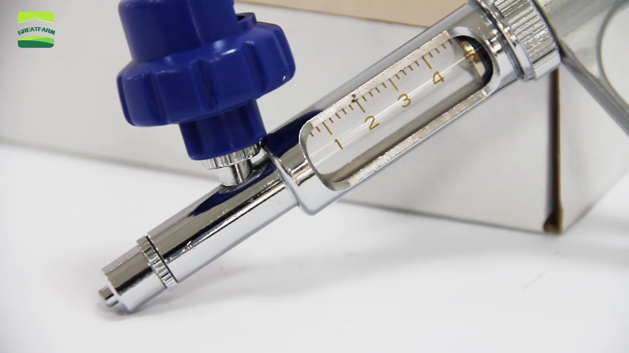 2/5ml Automatic Syringe Metal continuous syringe for animal Detail