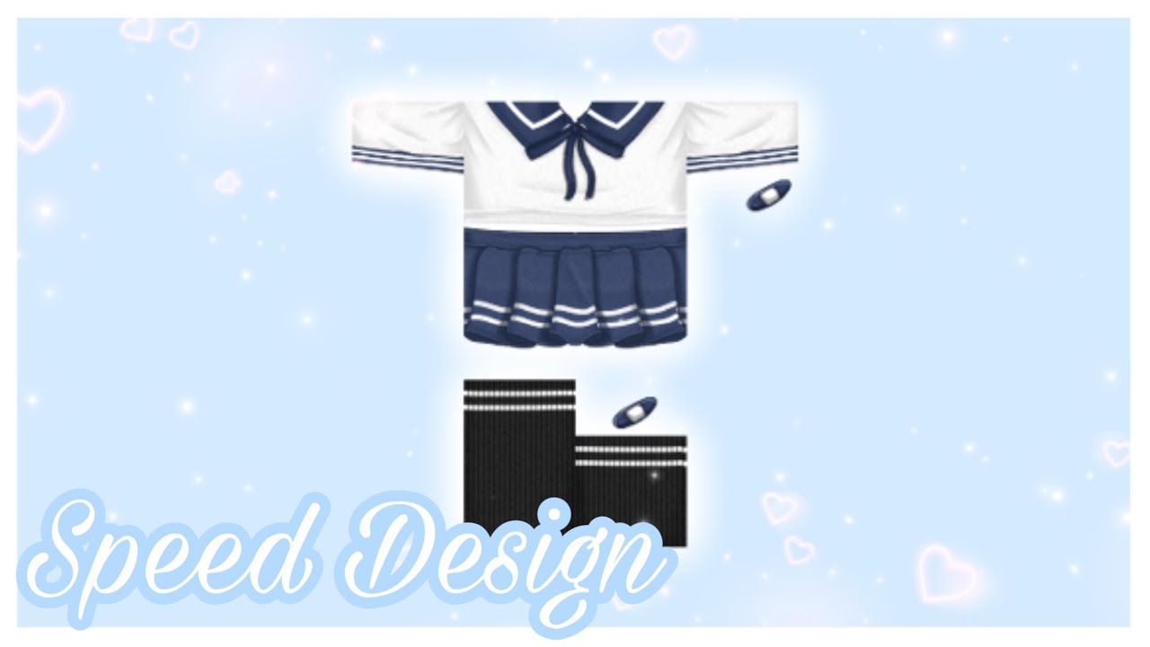 Roblox Mobile Speed Design Kawaii School Uniform Youtube - roblox school uniform girl