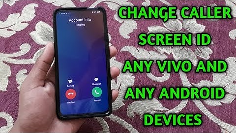Change caller screen id any vivo and any android devices [HINDI]