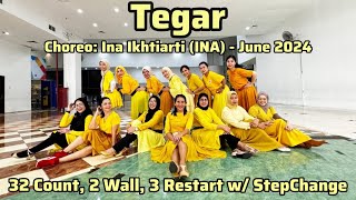 Tegar Line Dance (Choreo: @inaikhtiarti )