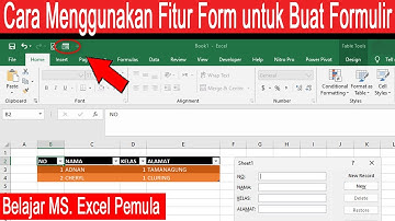 Cara Menggunakan Fitur Form di Excel untuk Membuat Formulir
