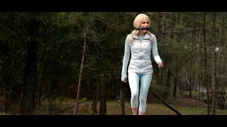 Emma Roberts Super Cute in Powder Blue Spandex Leggings 1080P BD