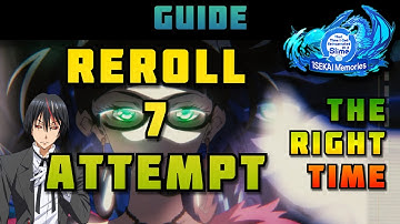 (November 5 Edition) REROLL v2.0 | GUIDE | SLIME - ISEKAI Memories