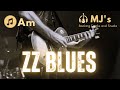 Zz top slow blues jam type backing track in a minor  guitar backing track