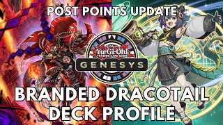 Branded Dracotail deck profile October 2025 Genesys format Yugioh TCG