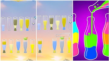 Water Sort Puzzle Gameplay 8, Android Games ios Walkthrough Simulator Think Brain Puzzle