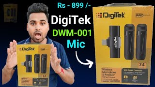 Digitek DWM 001 Wireless Microphone System | How To Connect ...