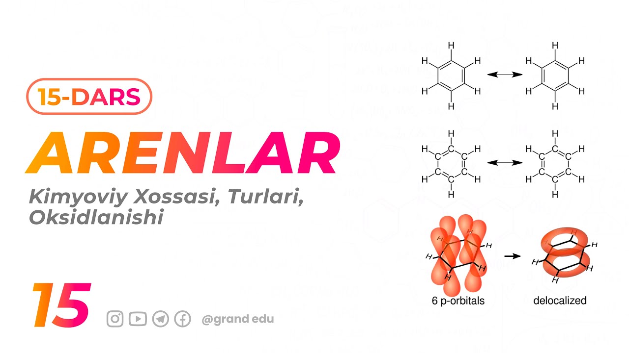 Arenlar | Kimyo | Organika 15-dars