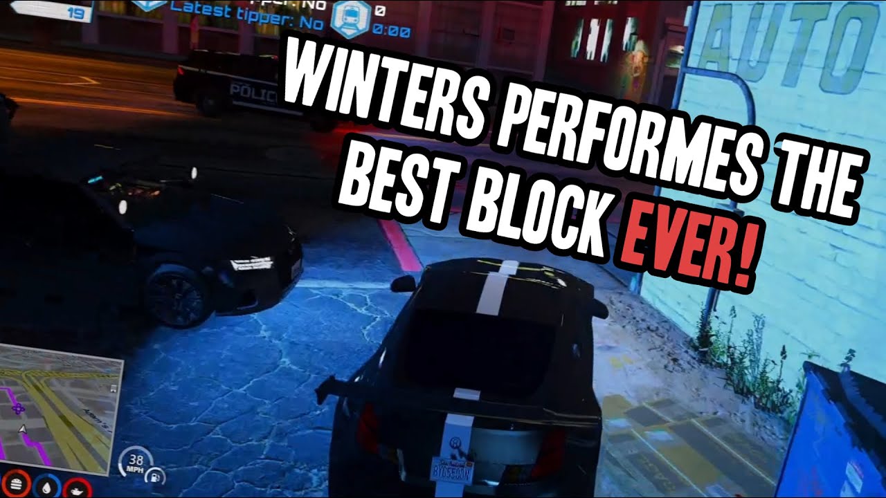 Winters Performs The Best Block EVER! - YouTube