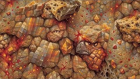 Rocks and Minerals - AI generated Animation