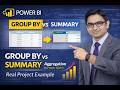 Power BI Group By Tutorial | Aggregation in Power Query with Real Project Example