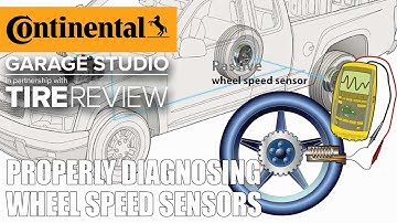 Properly diagnosing wheel speed sensors