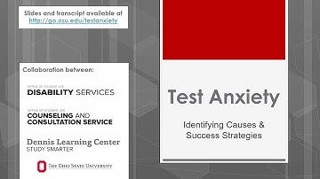 Identifying Causes and Strategies for Managing Test-Anxiety