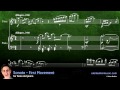 Sonata for flute and piano - First Movement