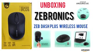 #UNBOXING || ZEBRONICS Zeb-Dash Plus||Wireless Mouse || up to 1600 DPI || Nano Receiver USB
