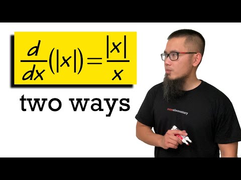 Derivative of abs(x),
