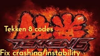 How to fix tekken 8 codes crashing/instability for tekken 6|PPSSPP