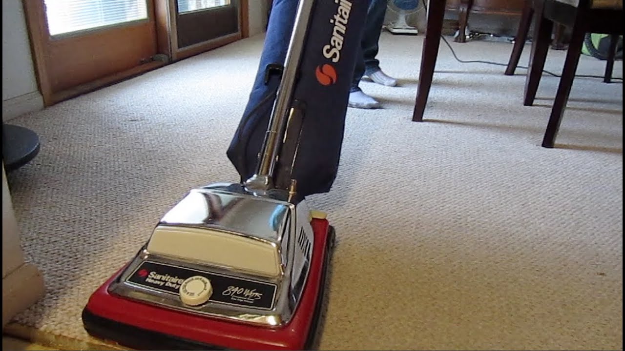 2001 Sanitaire (Eureka) S661E Heavy Duty Upright Vacuum Cleaner YouTube