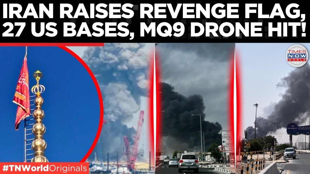 REVENGE: US Bases Under Fire in Iraq and Qatar, Iran’s Red Flag of Revenge Raised!
