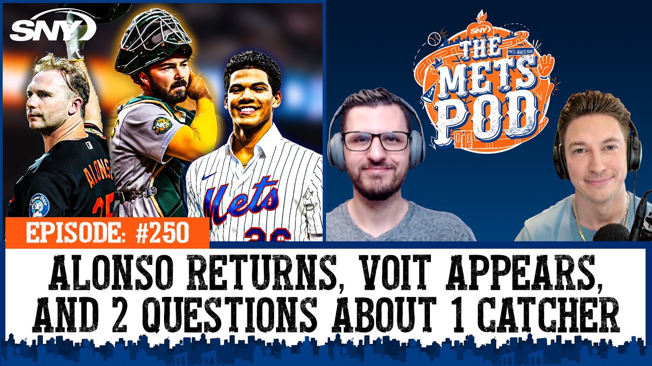 Pete Alonso returns, Mitch Voit appears, plus questions about catchers | The Mets Pod