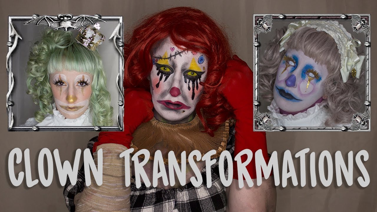 3 EASY CREEPY CUTE Clown Looks For Halloween Or Any Day You Want