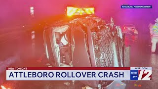 Early morning rollover crash under investigation in Attleboro