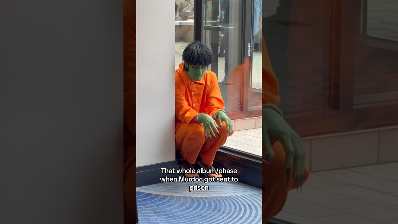 Bro is in time out 😭 #gorillaz #murdoc #makeup #cosplay #dragoncon #cartoon #cosplaycostume #2d