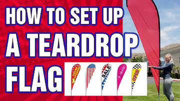 HOW TO SET UP A TEARDROP FLAG