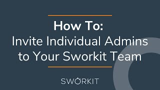 How-To: Invite Individual Admins to Your Sworkit Team screenshot 4