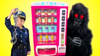 Pretend Play Pink Vending Machine Soda for Kids Toys KidsLine