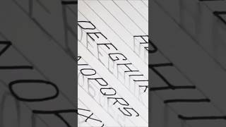 #3d writing #shadow #alphabet  ✍🏻 #shorts #calligraphy #lettering #art #name