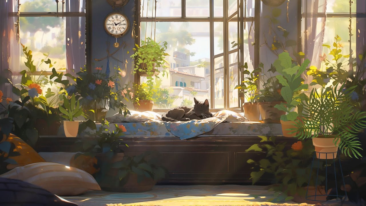 Lofi With My Cat  A Day With My Cat  Beats to relaxstudy  Lofi Hip Hop  Lofi Mix