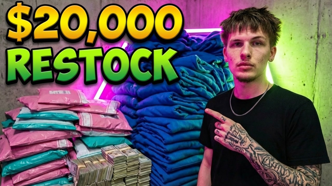 INSANE $20,000 RESTOCK AS A RESELLER!!