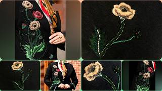 How to make gorgeous Highlight appliqués or 3D flower for your outfits / flower applique tutorial