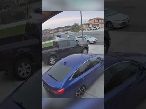 Speeding car crashes into residential garage leaving driver injured #Shorts