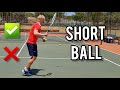 How to hit a short ball with confidence ✅ @Pieter Becker Tennis Coaching