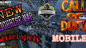 *NEW* HIGHRISE MAP BEST SECRET SPOTS | WALKTHROUGH AND AERIAL VIEW | Call of Duty Mobile | Season 7
