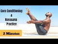 Core conditioning  navasana practice  yoga with samrat