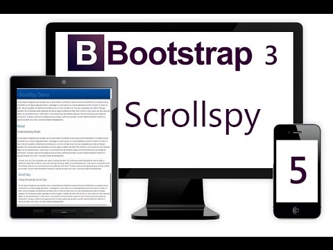 Understanding Bootstrap 3 Scrollspy In 10mins Youtube