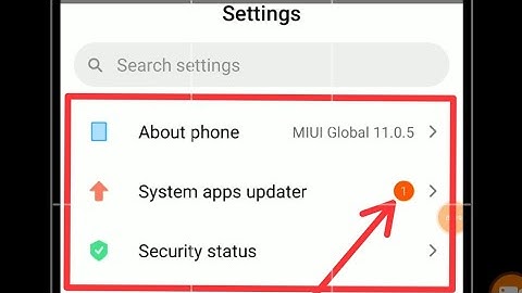 How to fix System app updater in  MI mobile phone