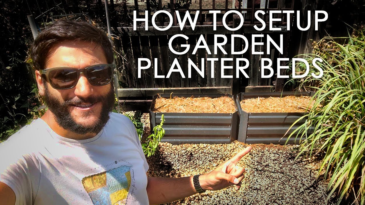 How to setup a Raised Garden Bed - YouTube