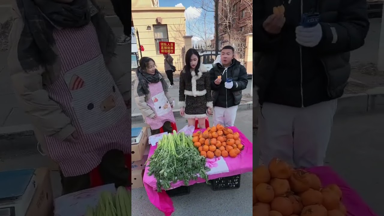 街头搞笑逗妹子