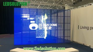 P3.91/7.81 Indoor Transparent Glass LED Display