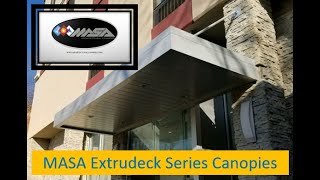 MASA Extrudeck (Edeck) Series: Architectural Metal #Canopies