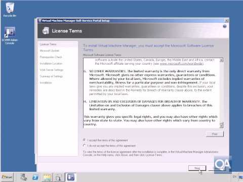 10215 Demo 32 Install VMM SelfServicePortal.avi