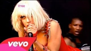 Lady Gaga - Boys Boys Boys &amp; Money Honey (Glastonbury Festival 2009) Part 2/4
