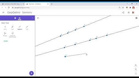 Basics of Geometry using Geogebra- Part 1