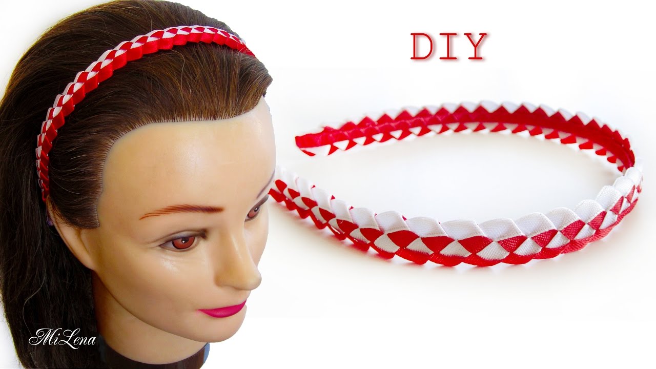 ПЛЕТЕНИЕ ИЗ ЛЕНТ, МК / DIY Ribbon Braid YouTube